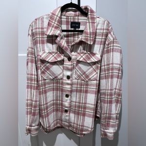 Love Tree Flannel Shacket